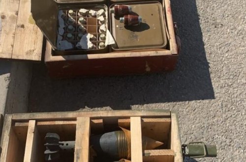 Zəngilanda ermənilərin atıb qaçdığı silah-sursat aşkarlandı (FOTO)