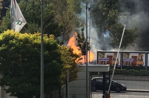 Ankarada şiddətli partlayış baş verib - VİDEO