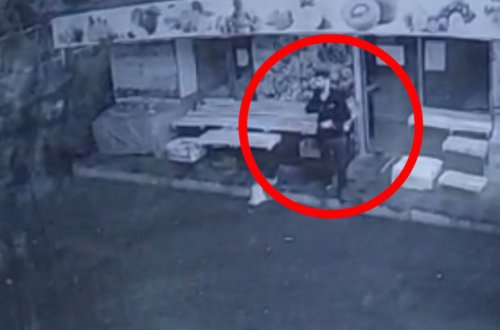 Bakıda oğurluq kameralara düşdü - ANBAAN VİDEO