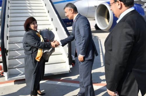 Sahibə Qafarovanın Yunanıstana işgüzar səfəri başlayıb