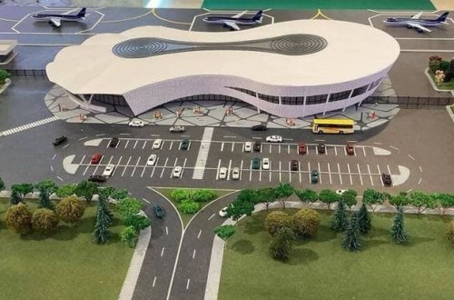 Zəngilan Beynəlxalq Hava Limanının maketinin görüntüləri paylaşılıb - FOTO