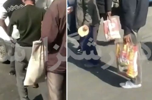 İranda xalqın acınacaqlı durumu: Yoxsulluq ucbatından insanlara nəzir çörək paylanılır - VİDEO