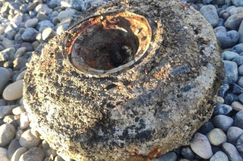 Xəzər dənizində tank əlehinə mina aşkarlandı - VİDEO - FOTO