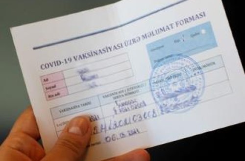 Saxta yollarla COVID-19 pasportu əldə edən şəxslər saxlanılıb
