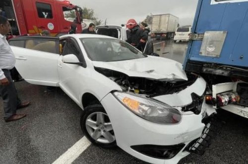 Türkiyədə 27 avtomobil toqquşdu: 17 nəfər yaralandı