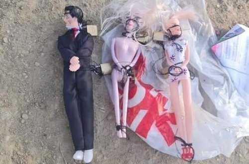 Bəy və gəlinə cadu etdilər? - FOTO