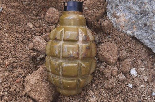 Bakıda prospektdə qumbara tapılıb