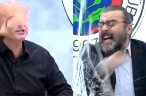 Şərhçilər canlı yayımda dalaşdı - VİDEO