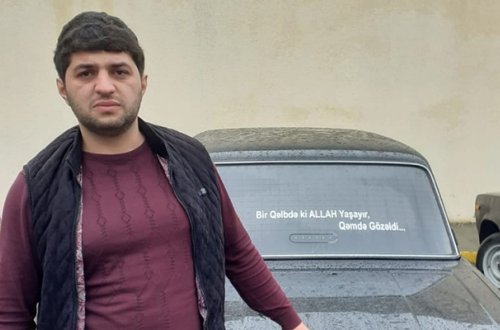 Toy karvanında avtoxuliqanlıq edən sürücü həbs edildi