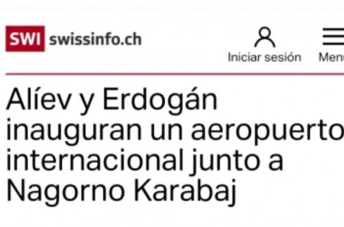 İspandilli mediada Füzuli Beynəlxalq Aeroportunun açılışı haqqında materiallar - FOTOLAR