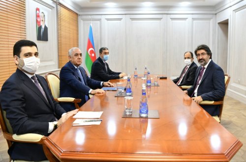 Əli Əsədov Türkiyə Banklar Birliyinin İdarə Heyətinin sədri ilə görüşüb