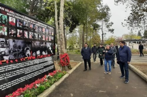 Brazilyalı millət vəkili raket düşən əraziyə baş çəkib - FOTO 