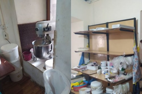 Antisanitar vəziyyətdə fəaliyyət göstərən qənnadı müəssisəsi aşkarlandı - FOTO