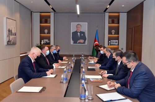 Ceyhun Bayramov Estoniya-Azərbaycan Parlamentlərarası Qrupunun sədri ilə görüşüb