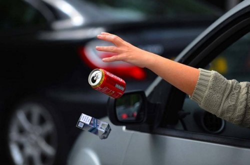 Maşından küçəyə zibil atanlara xəbərdarlıq