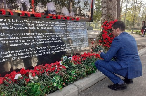 İsrail səfiri Gəncədə səfərdədir - FOTO