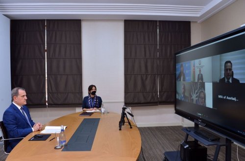 Ceyhun Bayramov UNDCO-nun regional direktoru ilə görüşüb