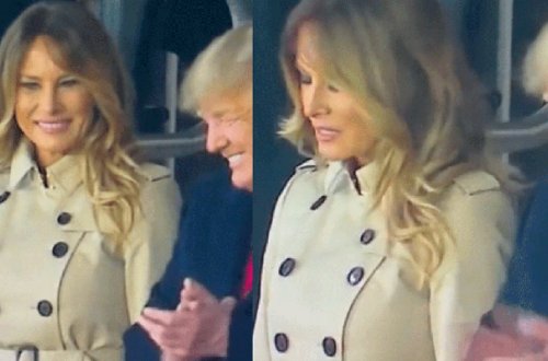 Melaniya Trampın bu görüntüləri gündəm oldu - Video