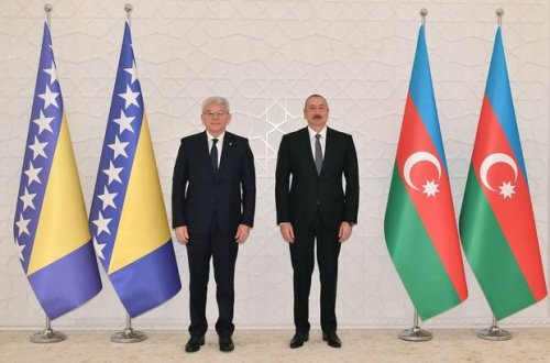 İlham Əliyev Bosniya və Herseqovinanın Rəyasət Heyətinin üzvü ilə görüşüb - FOTO/VİDEO