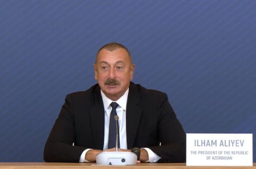 Ильхам Алиев выступил на Глобальном Бакинском форуме - ФОТО/ВИДЕО