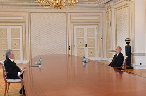 İlham Əliyev Viktor Yuşşenkonu qəbul etdi