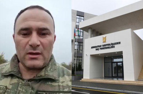 Barəsində cinayət işi açılmış gizir DANIŞDI - VİDEO