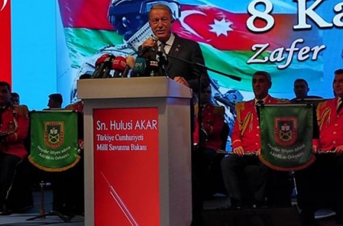 Hülusi Akar: “Azərbaycan kimdir, türk kimdir, bunu hamı gördü”
