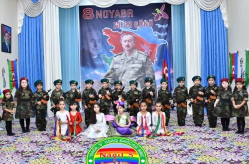 “Nağıl S” akademik uşaq bağçası Zəfər gününə həsr olunmuş tədbir keçirib
