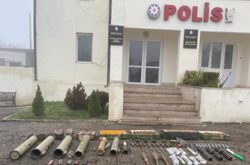 Son bir ildə Şuşada bu qədər silah-sursat tapılıb - Foto