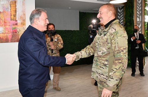 Əliyev Hulusi Akarı Şuşada qəbul etdi - Foto