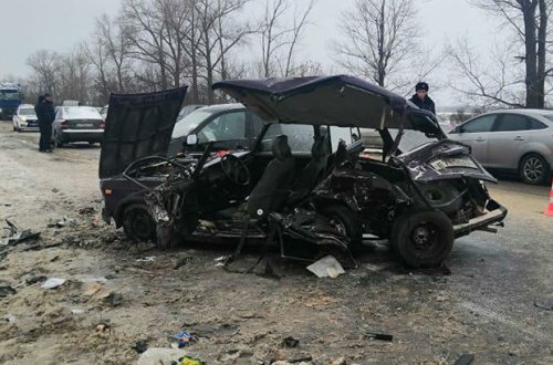 Rusiyada ağır qəza: Beş nəfər hadisə yerində öldü
