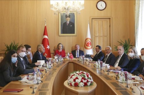 Türkiyə parlamentinin sədri ATƏT-i Cənubi Qafqazdakı yeni reallıqları nəzərə almağa çağırıb