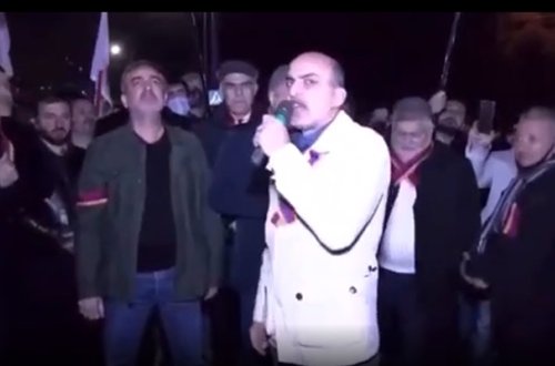 Ermənistanda Rusiya əleyhinə etiraz aksiyası keçirildi - Video