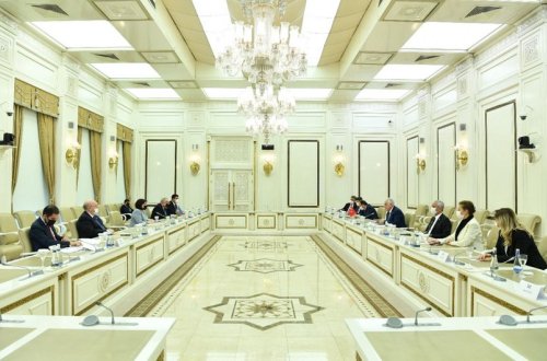 Sahibə Qafarova TBMM-in Azərbaycanla dostluq qrupunun üzvləri ilə görüşüb