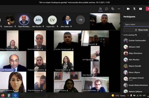 Mingəçevir Dövlət Universitetində Dünya Elm Gününə həsr olunan seminar keçirilib