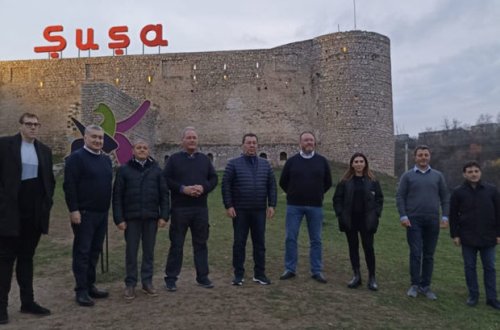 Члены Азербайджано-британской межпарламентской группы дружбы посетили Шушу - ФОТО