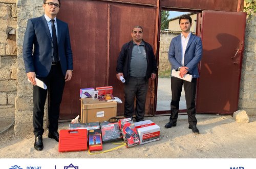 Muğanbank daha 10 aztəminatlı şəxsə yardım göstərdi - FOTOLAR