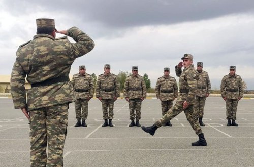 Tabor komandirləri arasında yarış keçirilib - FOTO