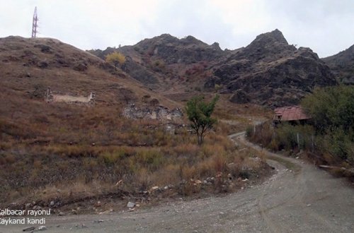 Kəlbəcərin Çaykənd kəndindən videogörüntülər yayılıb