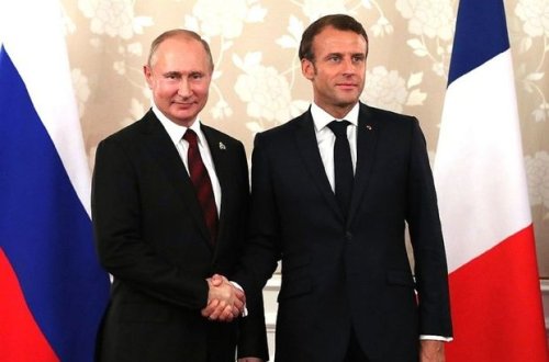 Putin və Makron Qarabağı müzakirə etdilər