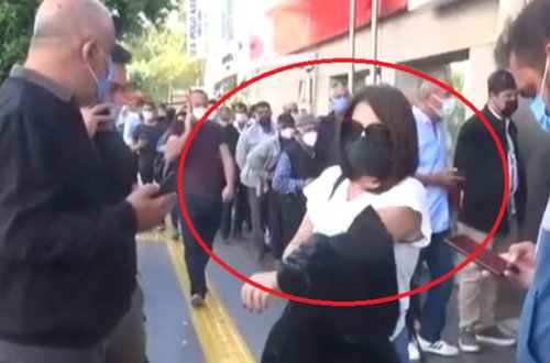 Türkiyədə azərbaycanlı qadına görə bank boşaldıldı - Bomba həyacanı - VİDEO