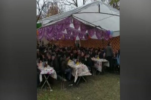 Ev şəraitində toy edənlər CƏZALANDIRILDI - FOTO