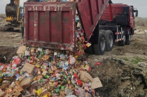 İstifadə müddəti bitən müxtəlif növ qida məhsulları məhv edilib