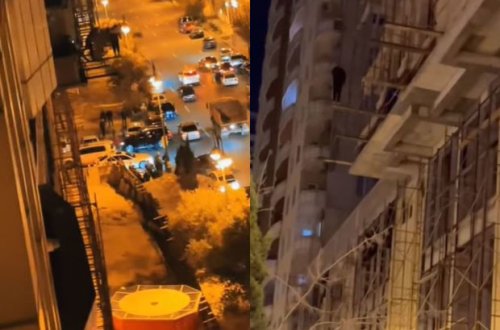 В Баку женщина пыталась покончить с собой - ВИДЕО