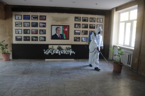 MDU-da növbəti tibbi-profilaktik və dezinfeksiya işləri aparılıb