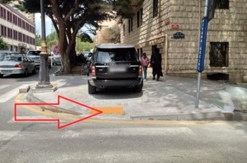 DYP-dən səkidə avtomobil park edənlərə - Xəbərdarlıq