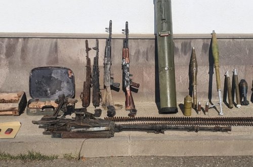 Xocavənddə ermənilərin atıb qaçdığı silah-sursat aşkarlanıb