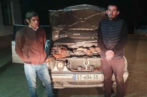 Xocavəndə icazəsiz keçmək istəyən Bərdə sakini saxlanılıb - FOTO