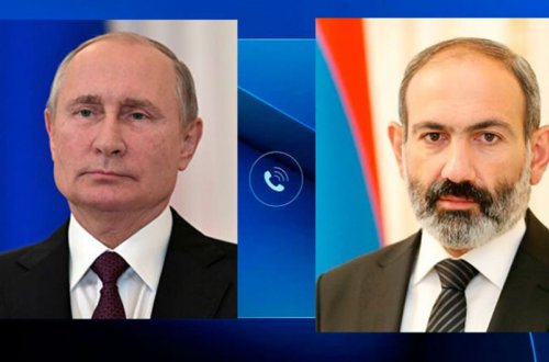 Putin Paşinyanla Qarabağı müzakirə edib