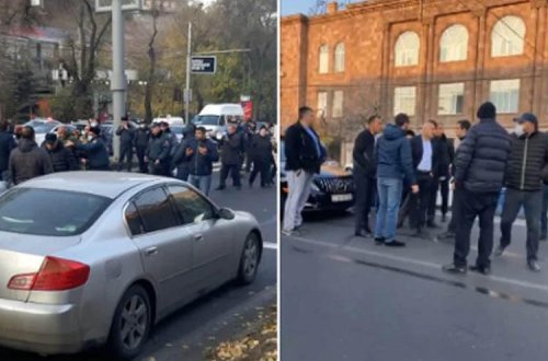 Sərhəd məsələsi İrəvan küçələrini bağladı